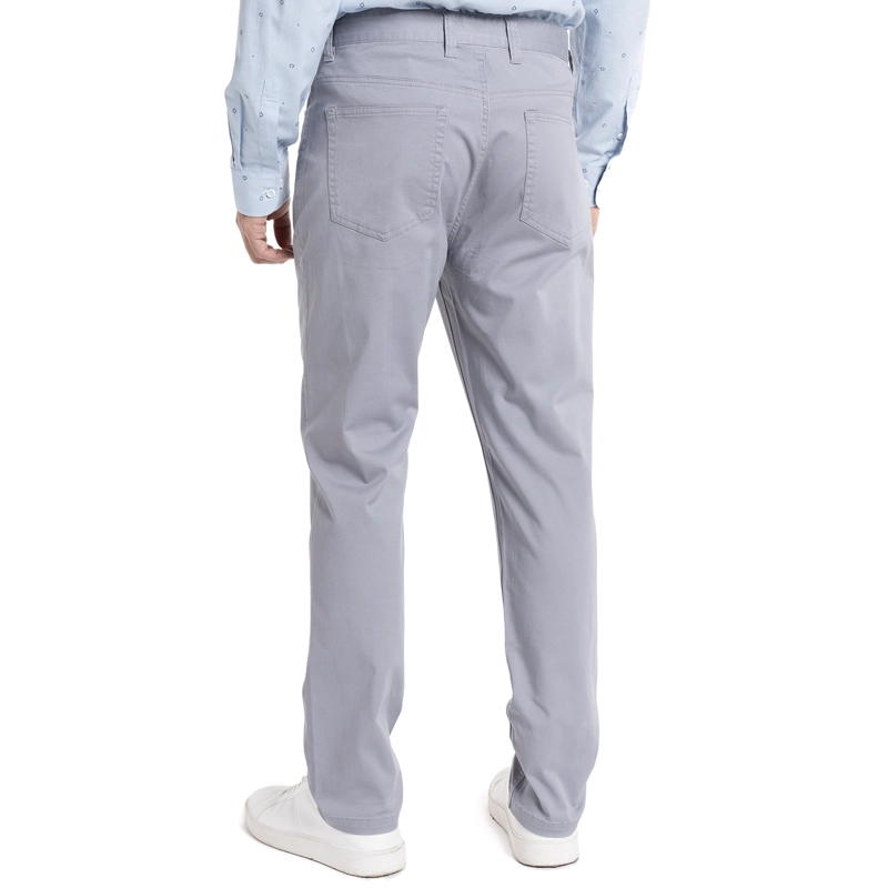 PANTALON 5 BOLSILLO REGULAR FIT | GRIS - 2