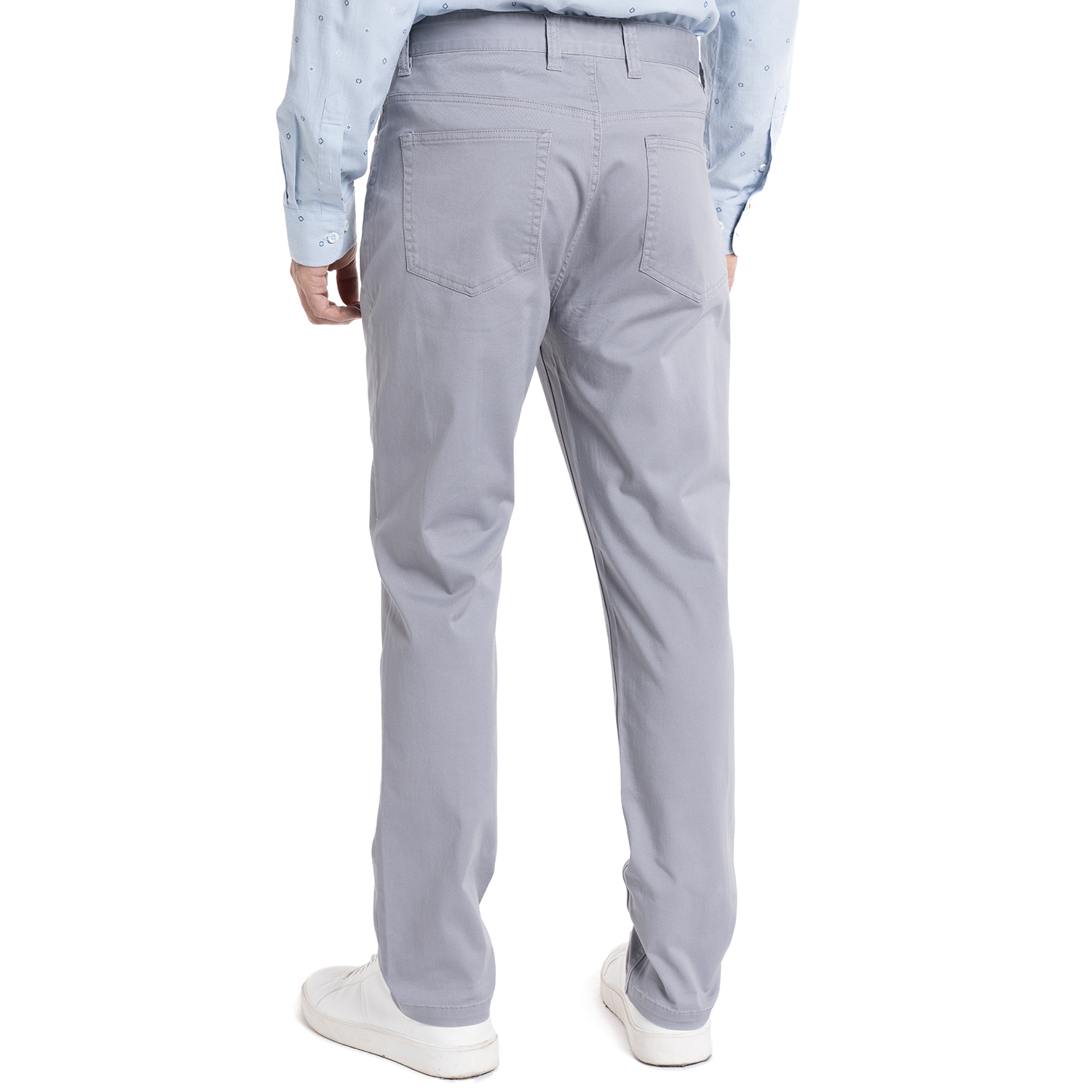 PANTALON 5 BOLSILLO REGULAR FIT | GRIS - 2