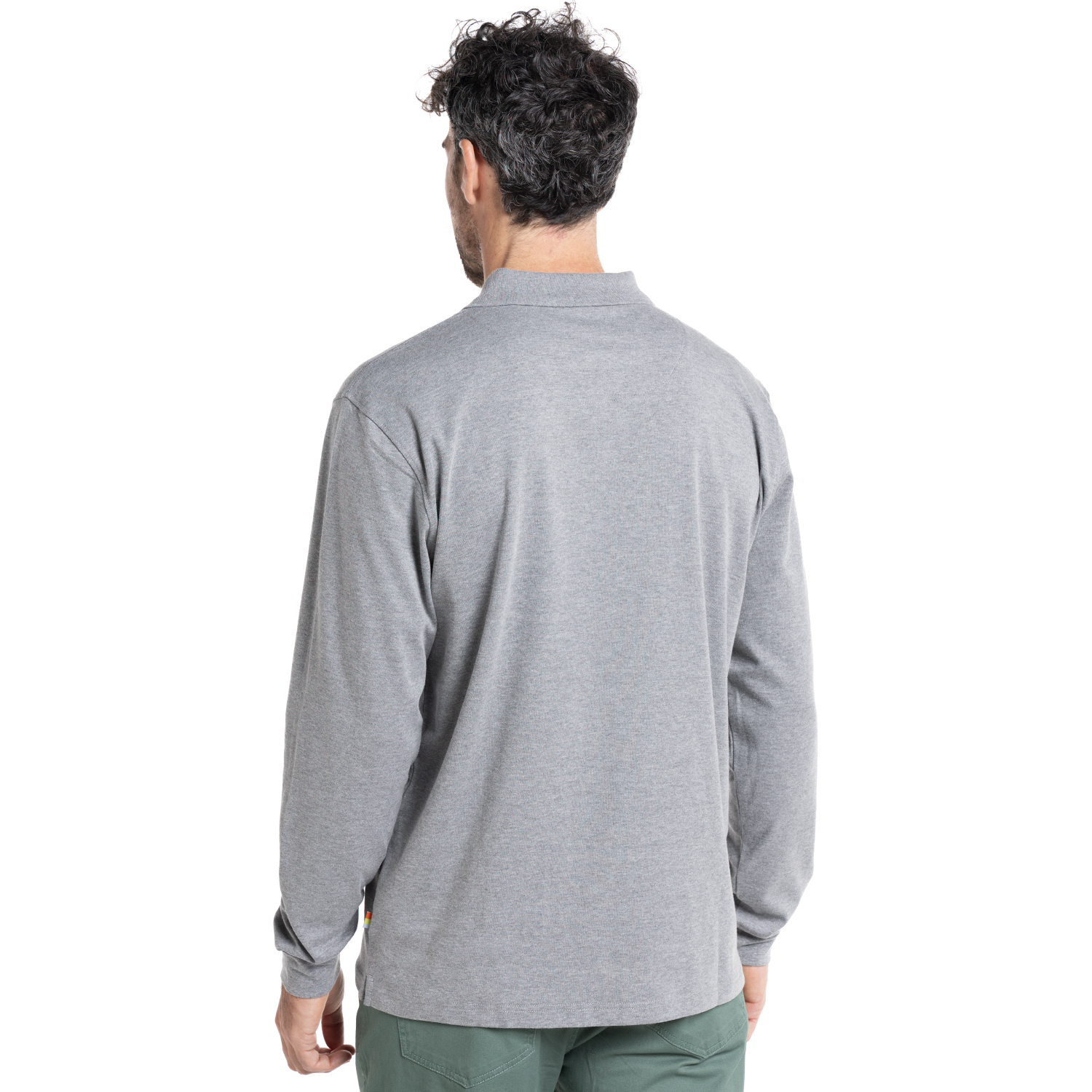 POLERA CUELLO CAMISEO | GRIS - 2