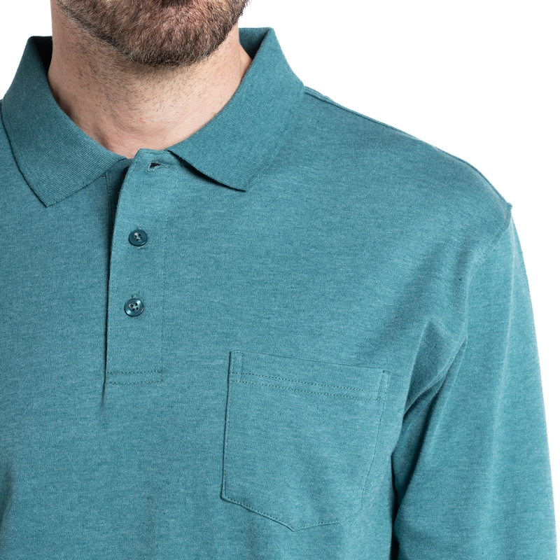POLERA CUELLO CAMISEO | VERDE - 3