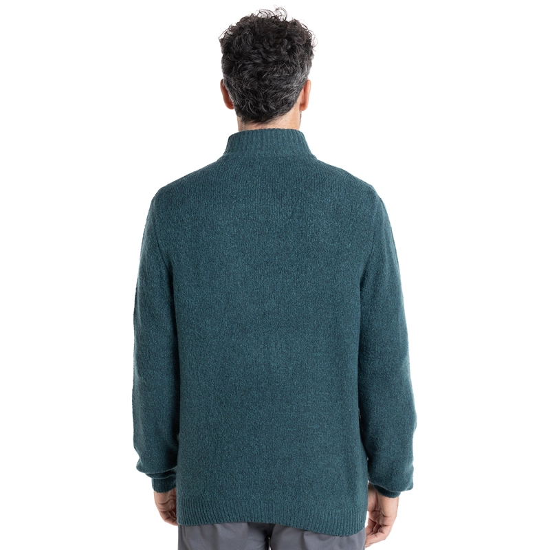 SWEATER FULL ZIPPER | VERDE PETRÓLEO - 2