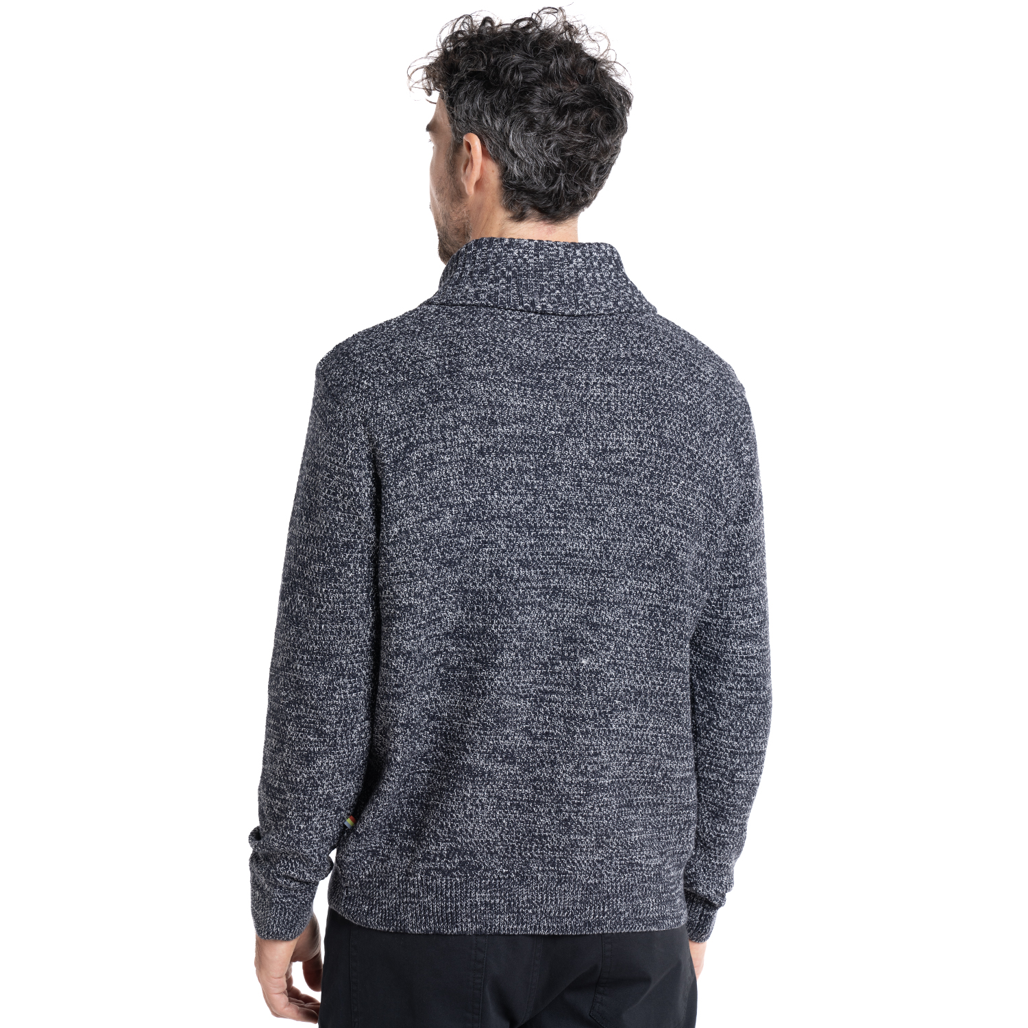 SWEATER CUELLO CRUZADO | AZUL MARINO - 2