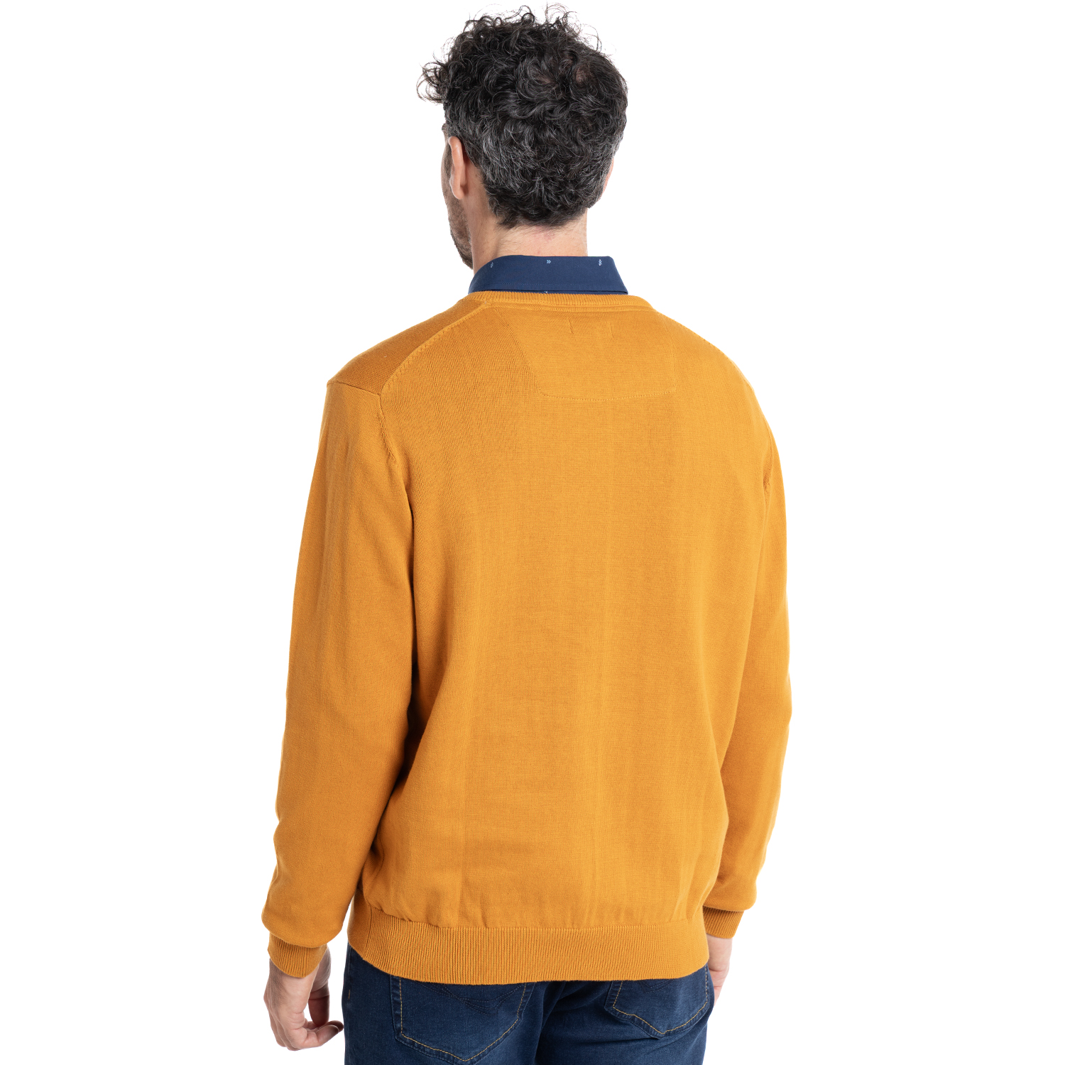 SWEATER CUELLO V | OCRE - 2