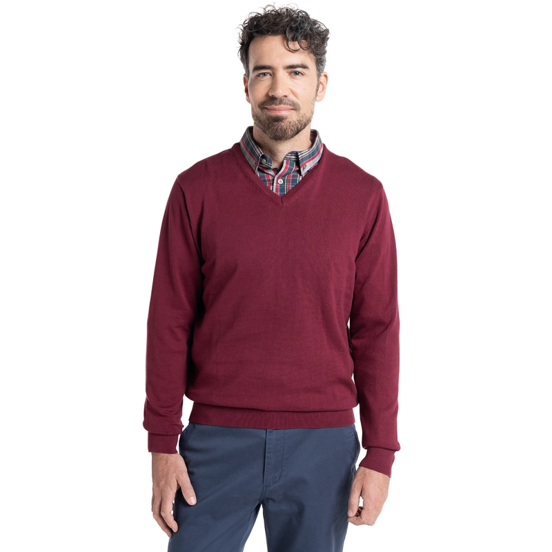 SWEATER CUELLO V | BURDEO - 1