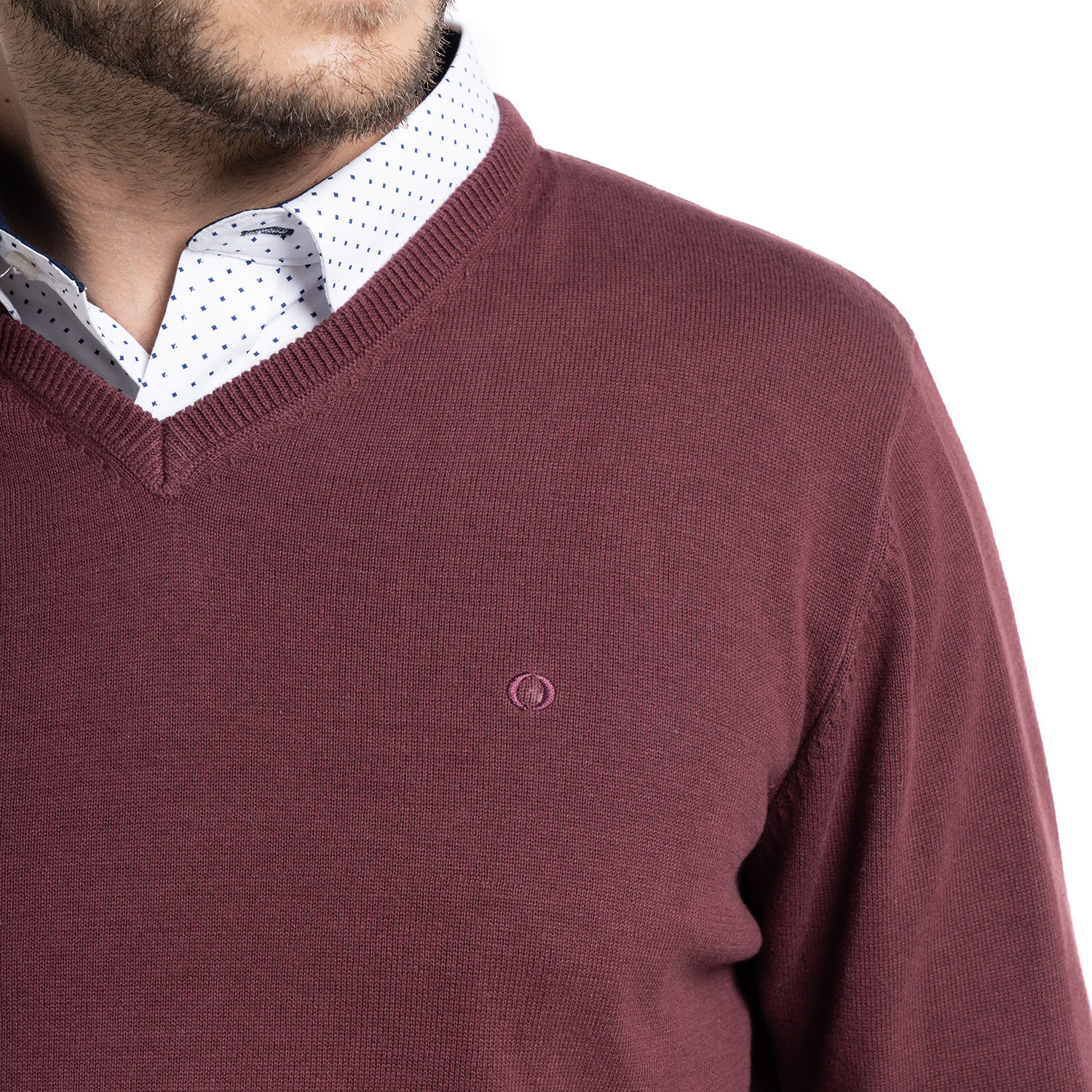 SWEATER HOMBRE CUELLO V VENECIA | BURDEO - 3