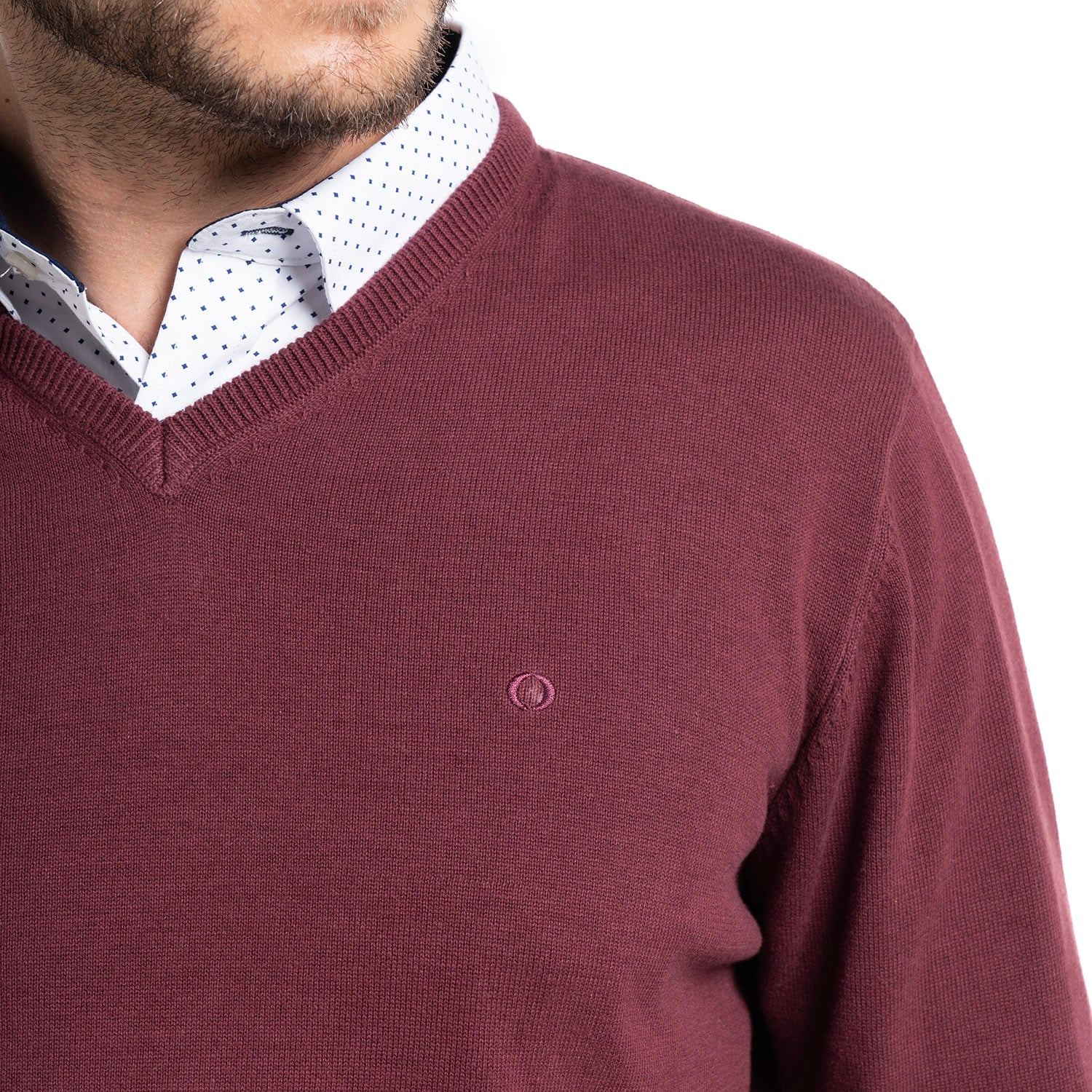 SWEATER HOMBRE CUELLO V VENECIA | BURDEO - 3