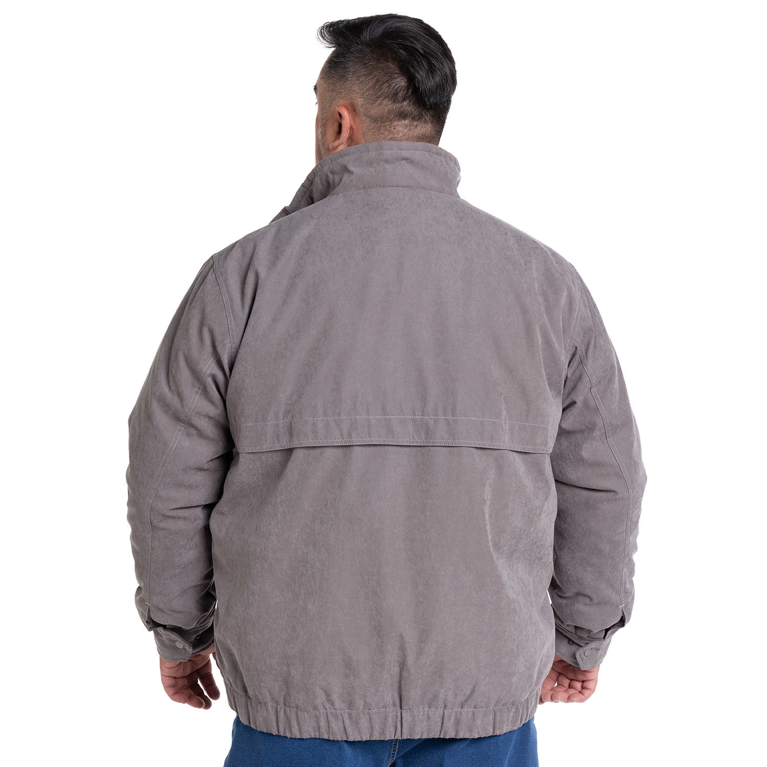 CHAQUETA MICROFIBRA | GRIS - 2