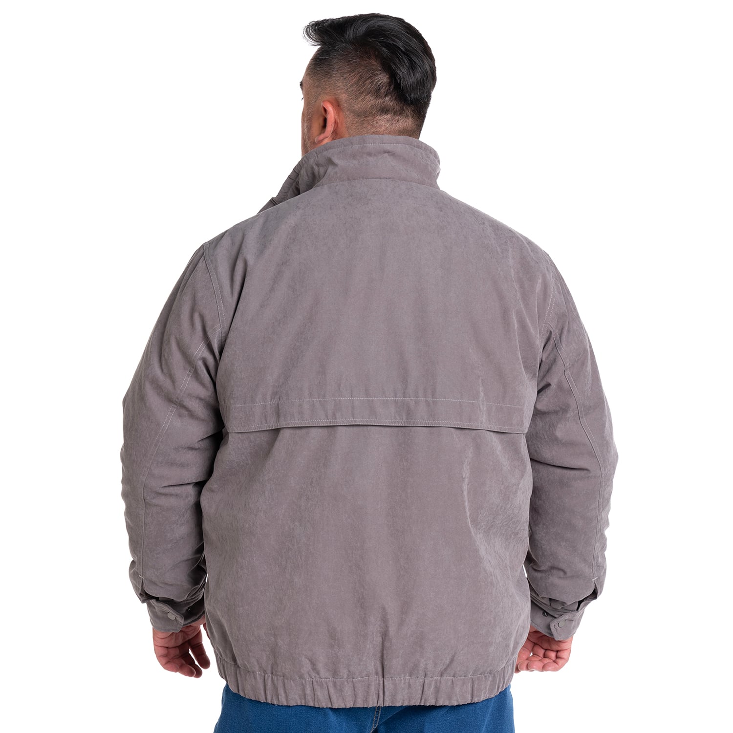 CHAQUETA MICROFIBRA | GRIS - 2