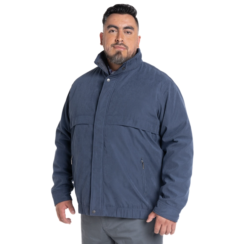 CHAQUETA MICROFIBRA | AZUL MARINO - 1