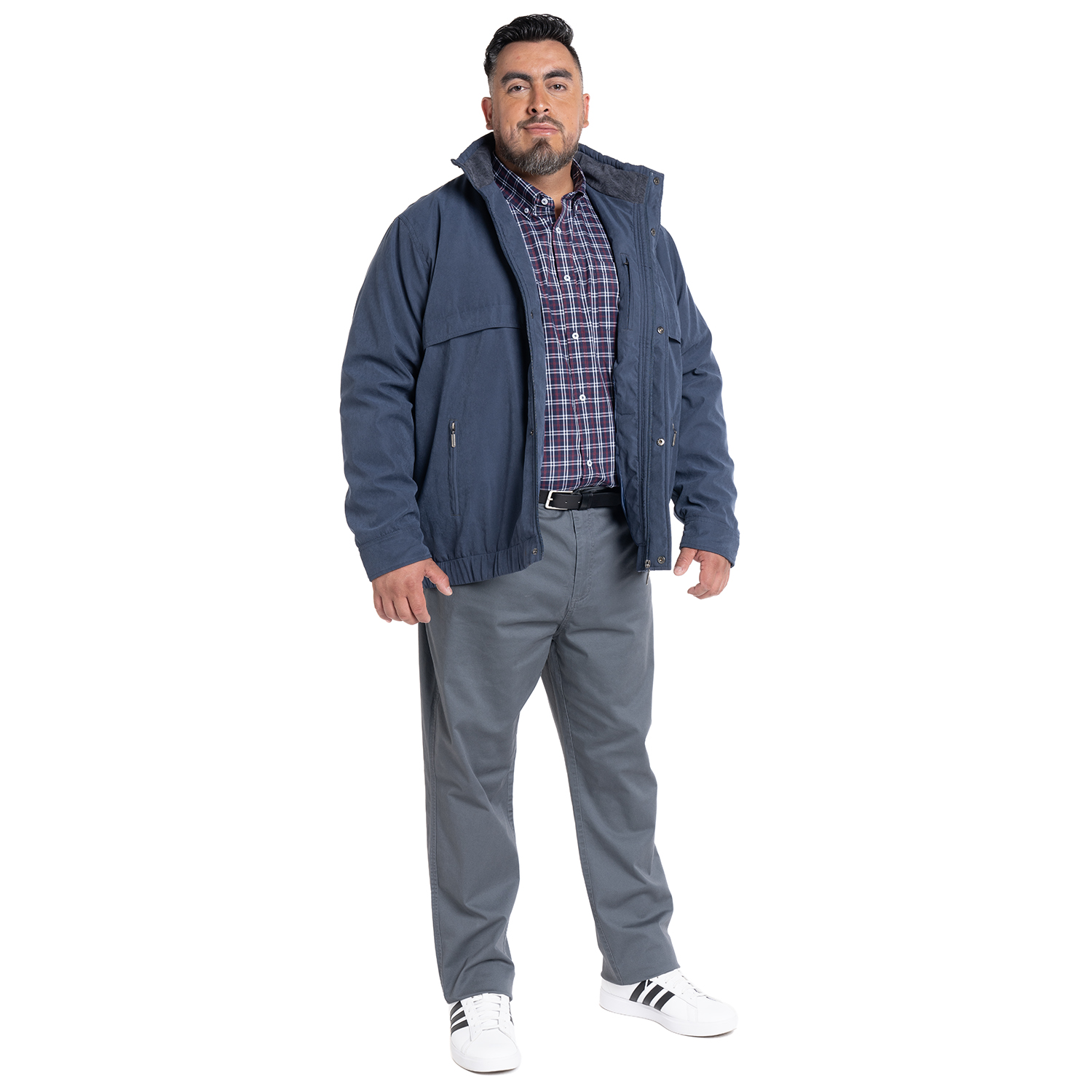 CHAQUETA MICROFIBRA | AZUL MARINO - 4