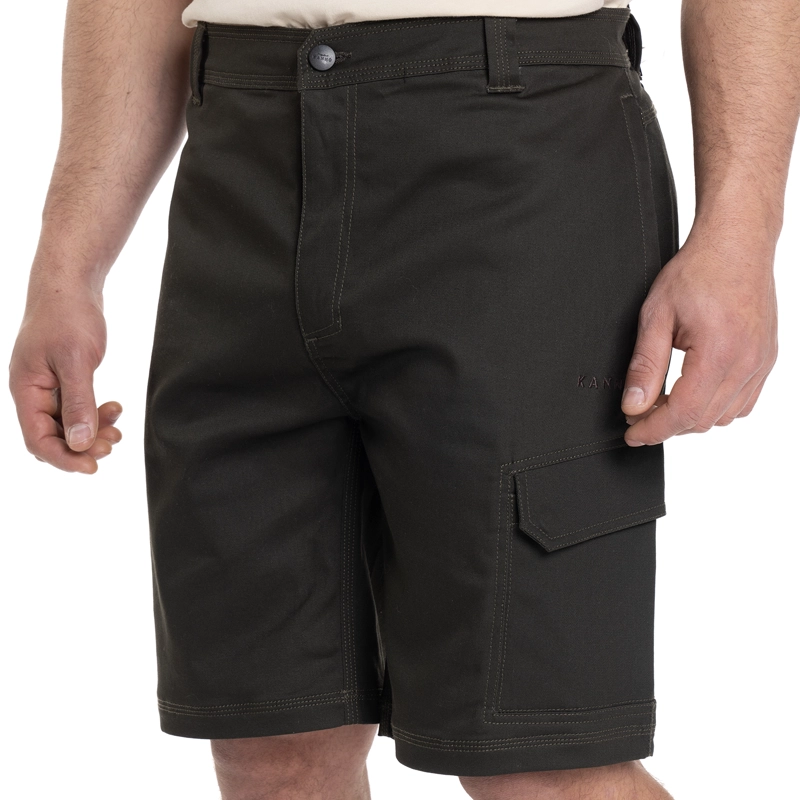 BERMUDA HOMBRE CARGO OUTDOOR EL CARBON | VERDE OSCURO - 1