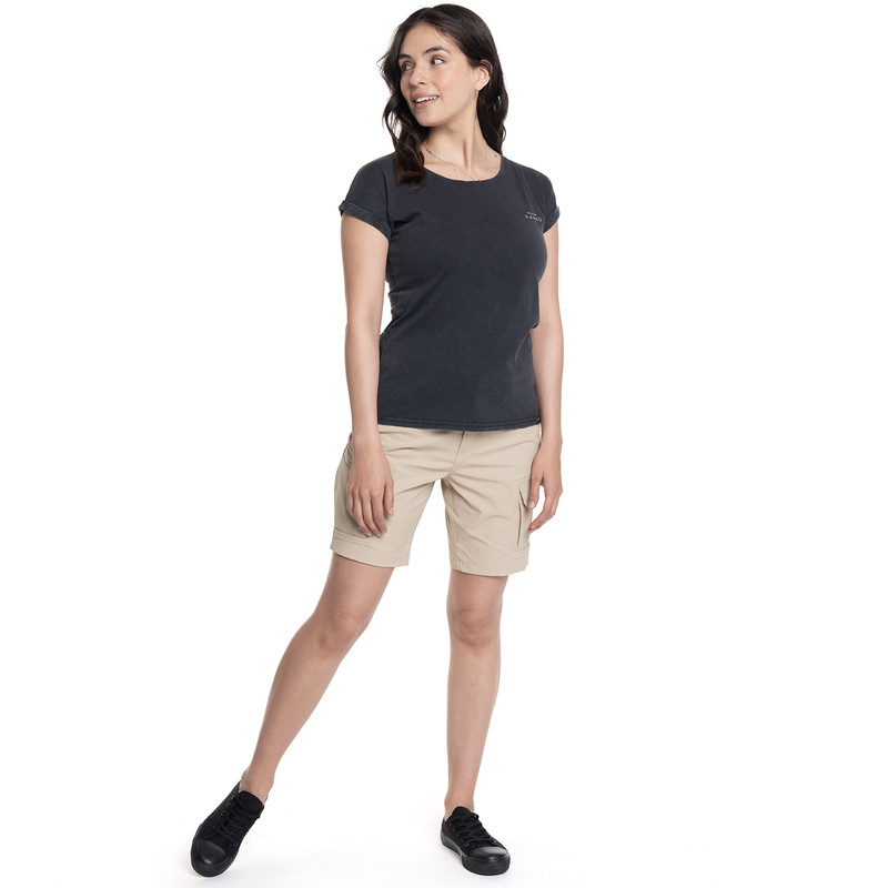 BERMUDAS MUJER MULTIBOLSILLO MAUCO | BEIGE - 4