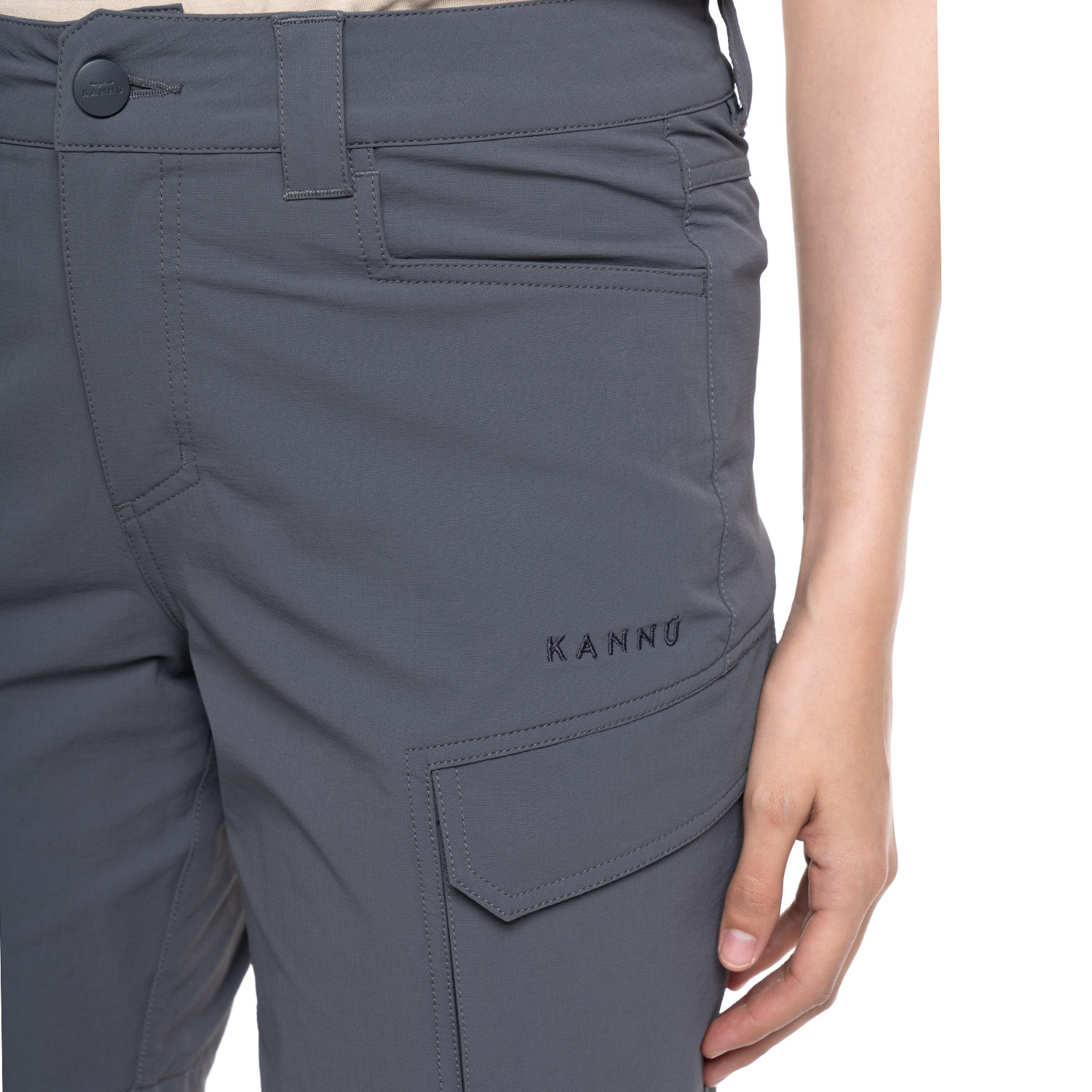 BERMUDAS MUJER MULTIBOLSILLO MAUCO | GRIS OSCURO - 3