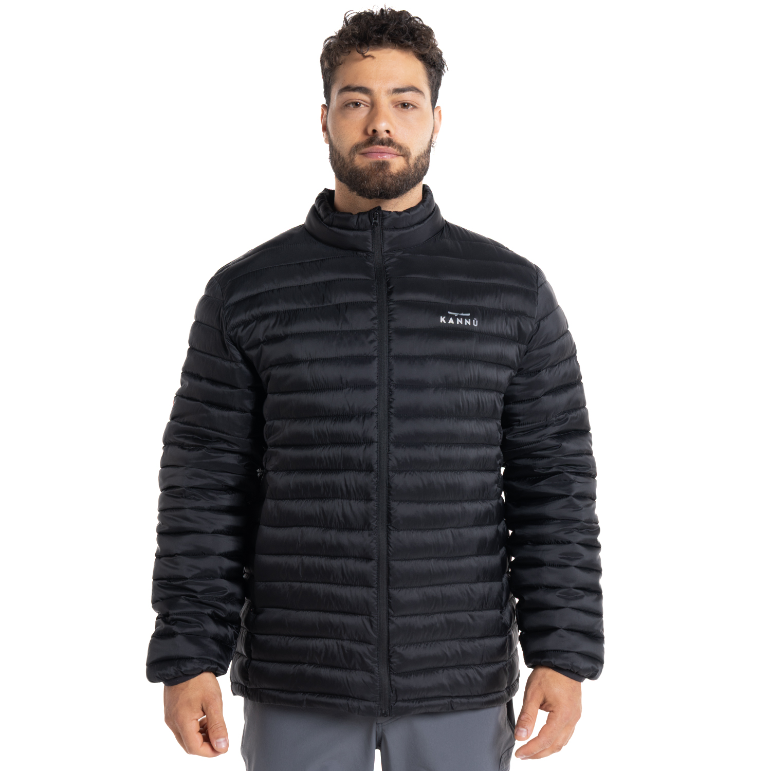 PARKA HOMBRE ACOLCHADA OUTDOOR RAHUE | NEGRO - 1