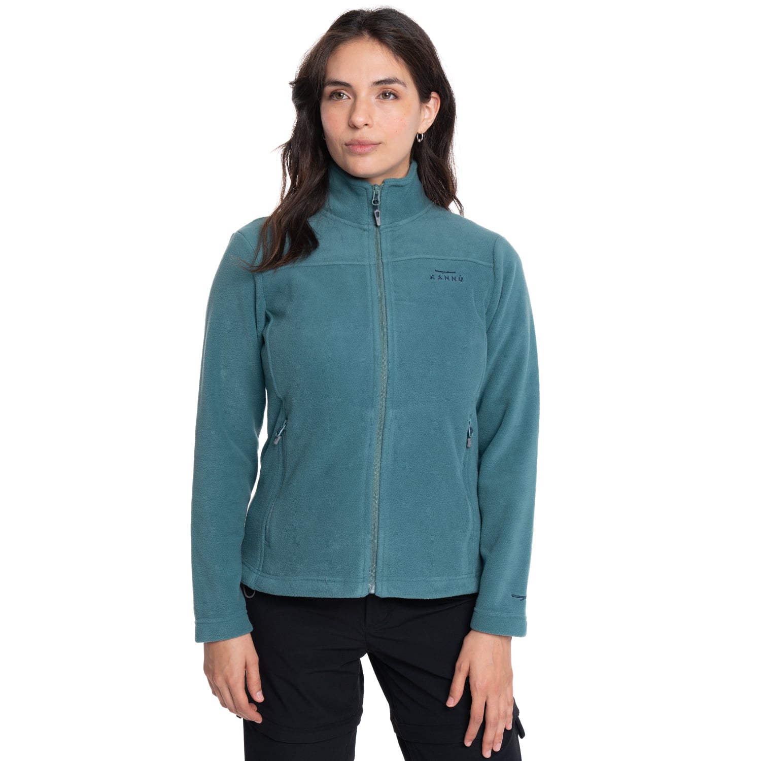POLAR MUJER FLEECE TORRES DEL PAINE | VERDE PETROLEO - 1