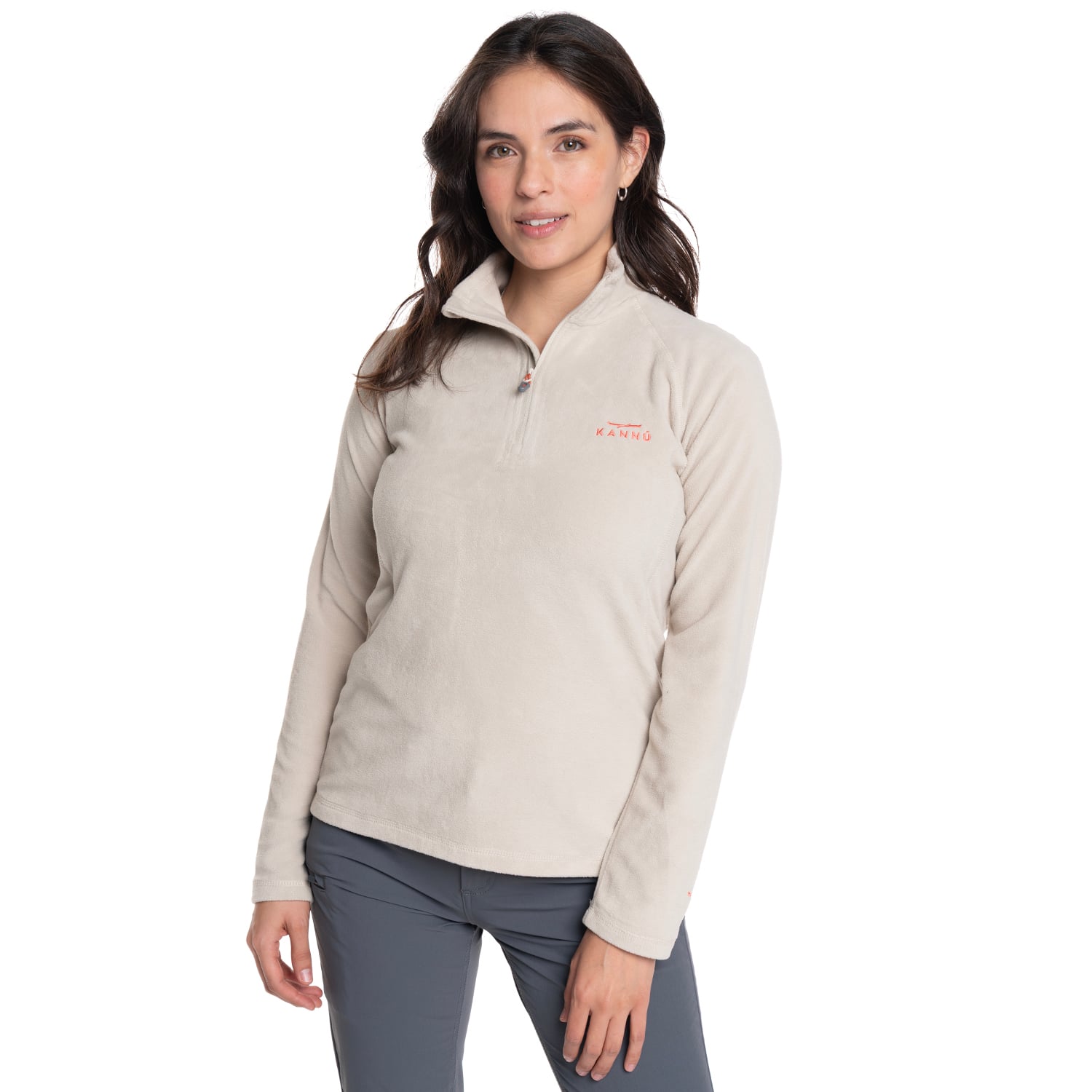 POLAR MUJER FLEECE VALLE DE LA LUNA | ARENA - 1