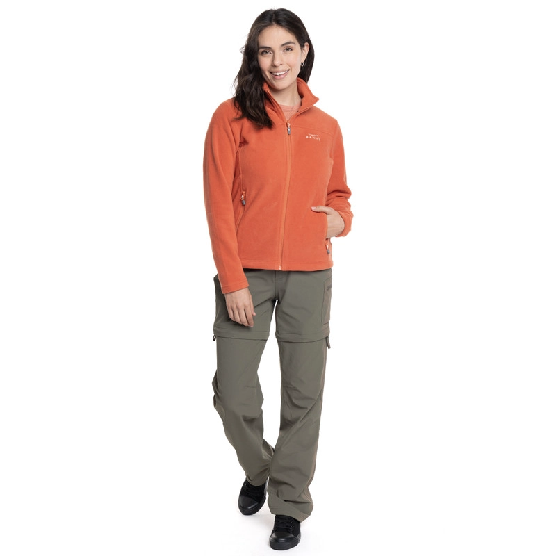 POLAR MUJER FLEECE TORRES DEL PAINE | TERRACOTA - 4