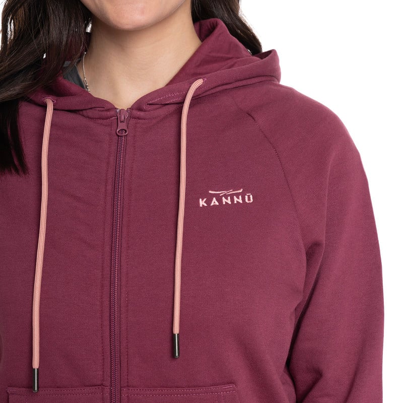 POLERON MUJER FULL ZIPPER COIGUE | BURDEO - 3