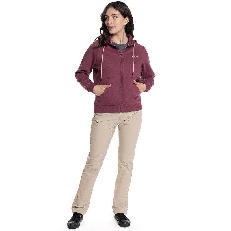 POLERON MUJER FULL ZIPPER COIGUE | BURDEO - 4