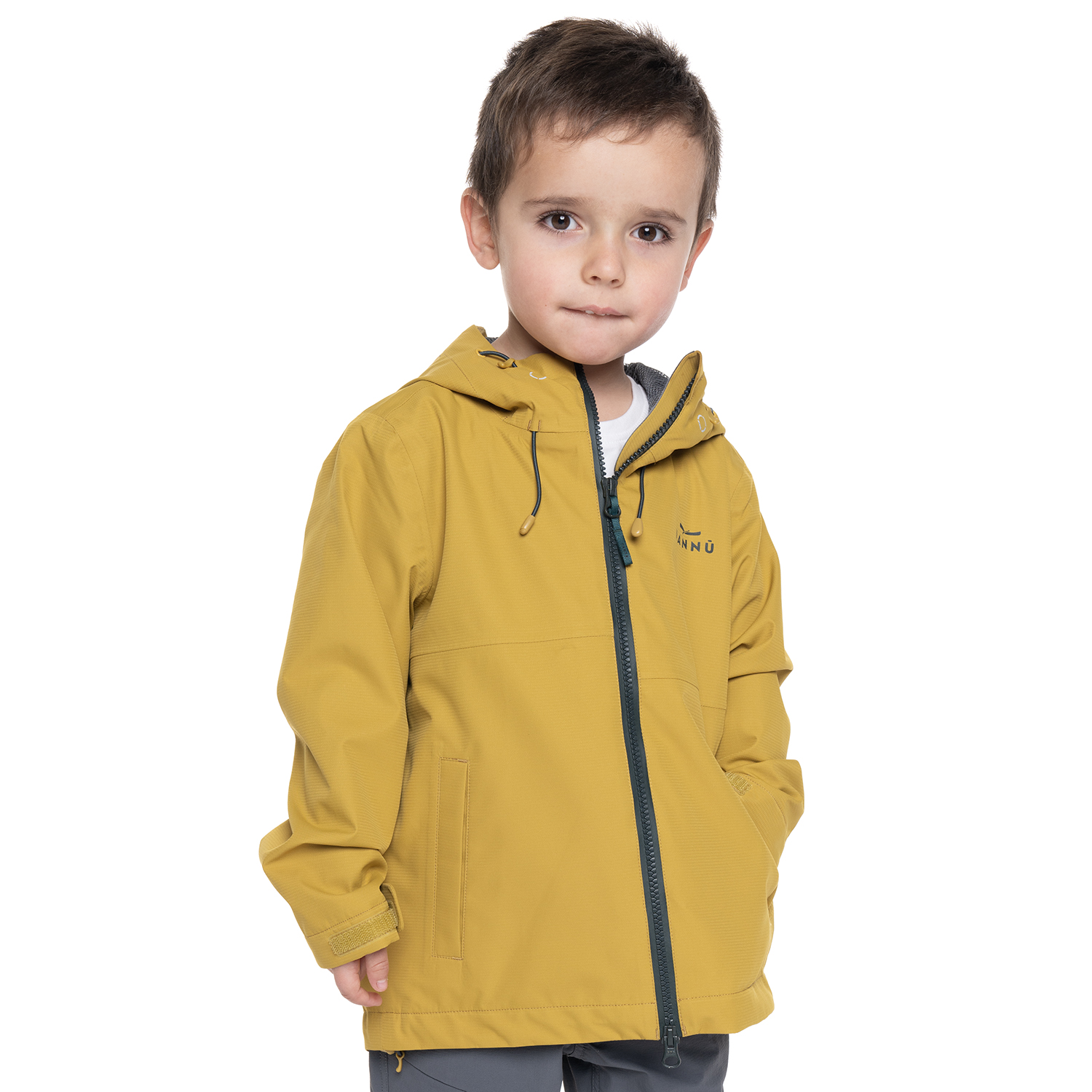 PARKA NIÑO IMPERMEABLE IMPEX PRO 10K MAIHUE | MOSTAZA - 1