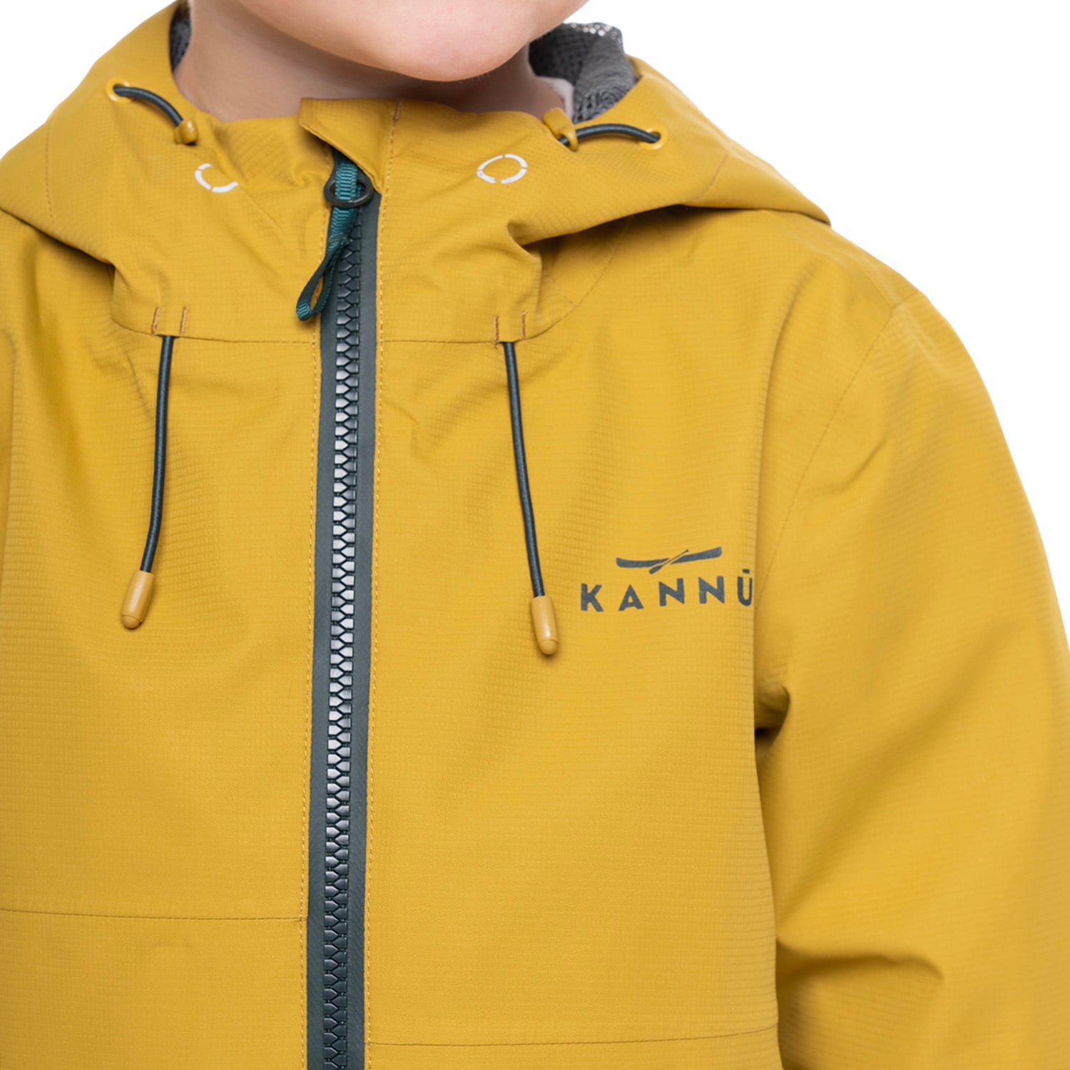 PARKA NIÑO IMPERMEABLE IMPEX PRO 10K MAIHUE | MOSTAZA - 3