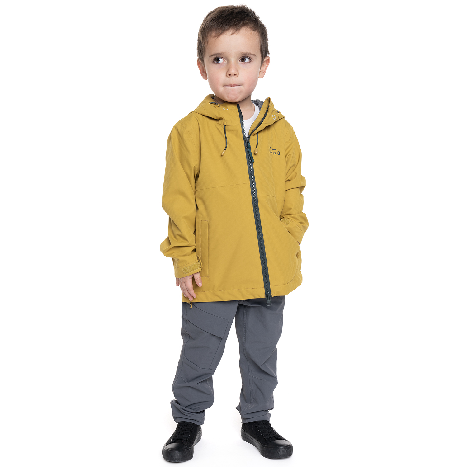 PARKA NIÑO IMPERMEABLE IMPEX PRO 10K MAIHUE | MOSTAZA - 4