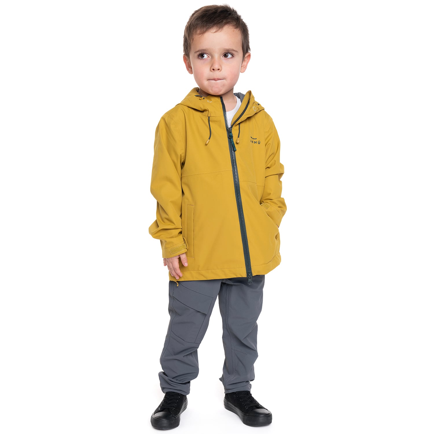 PARKA NIÑO IMPERMEABLE IMPEX PRO 10K MAIHUE | MOSTAZA - 4