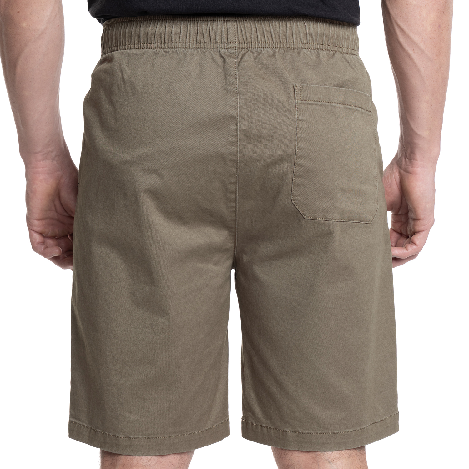 BERMUDA HOMBRE JOGGER PRETINA ELASTICADA BOLSILLO TRASERO | CANELA - 2