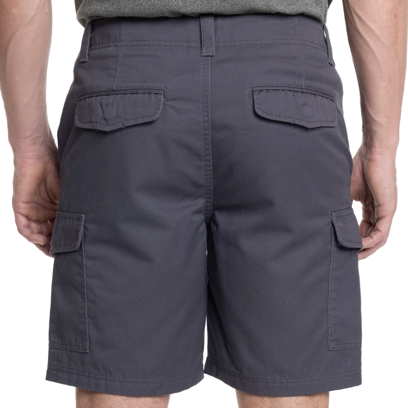 BERMUDA HOMBRE CARGO GABARDINA BOLSILLOS LATERALES | AZUL - 2