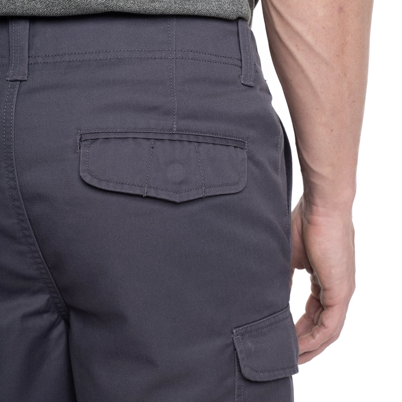 BERMUDA HOMBRE CARGO GABARDINA BOLSILLOS LATERALES | AZUL - 3