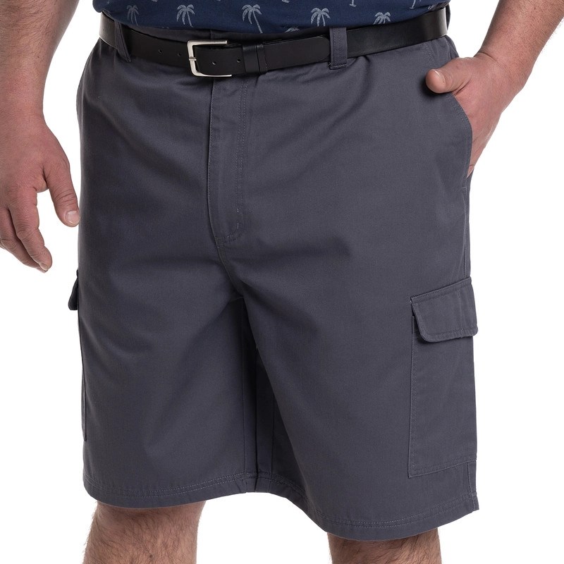 BERMUDA HOMBRE CARGO GABARDINA BOLSILLOS LATERALES | AZUL - 5