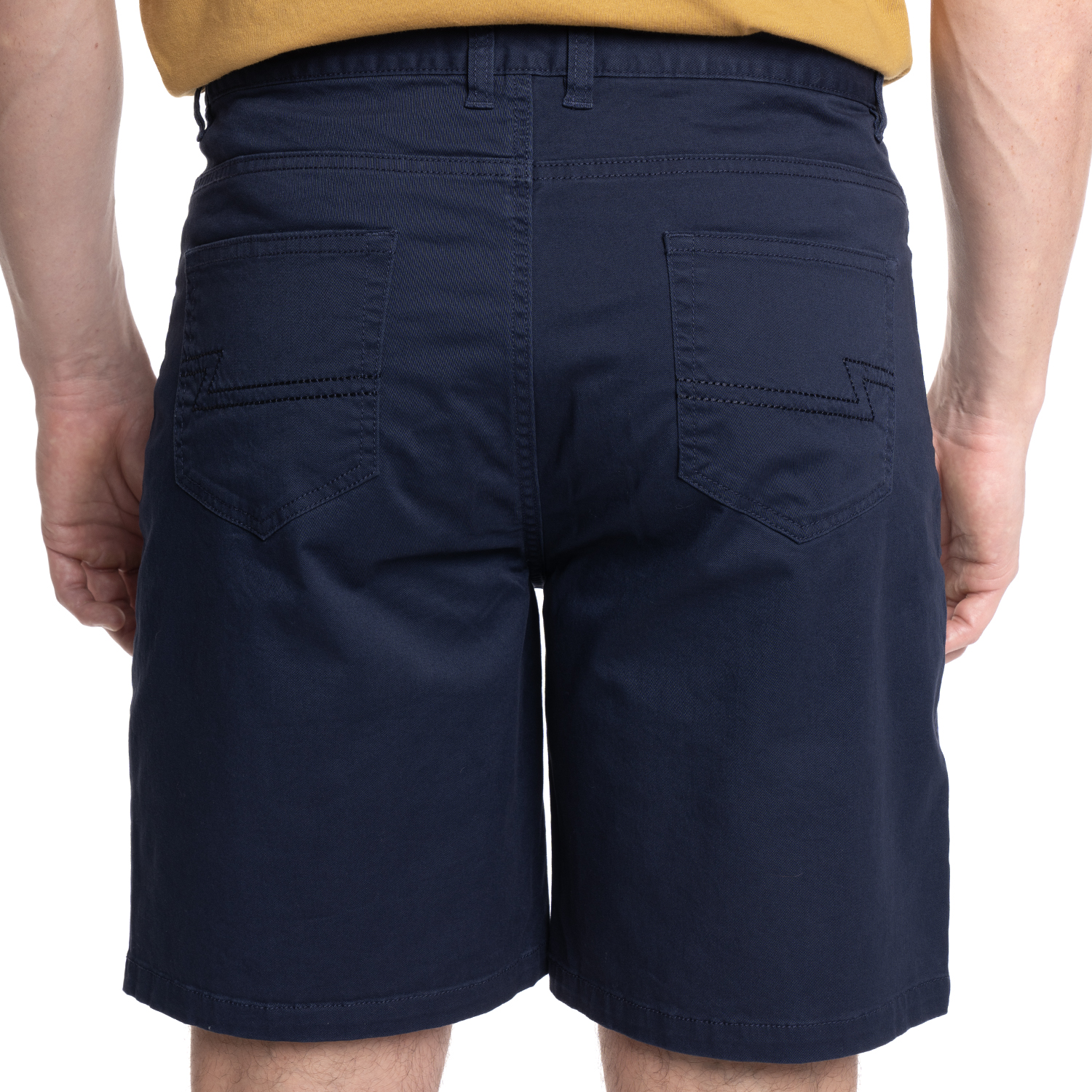 BERMUDA HOMBRE 5 BOLSILLOS ALGODON BCI REGULAR FIT | AZUL MARINO - 2