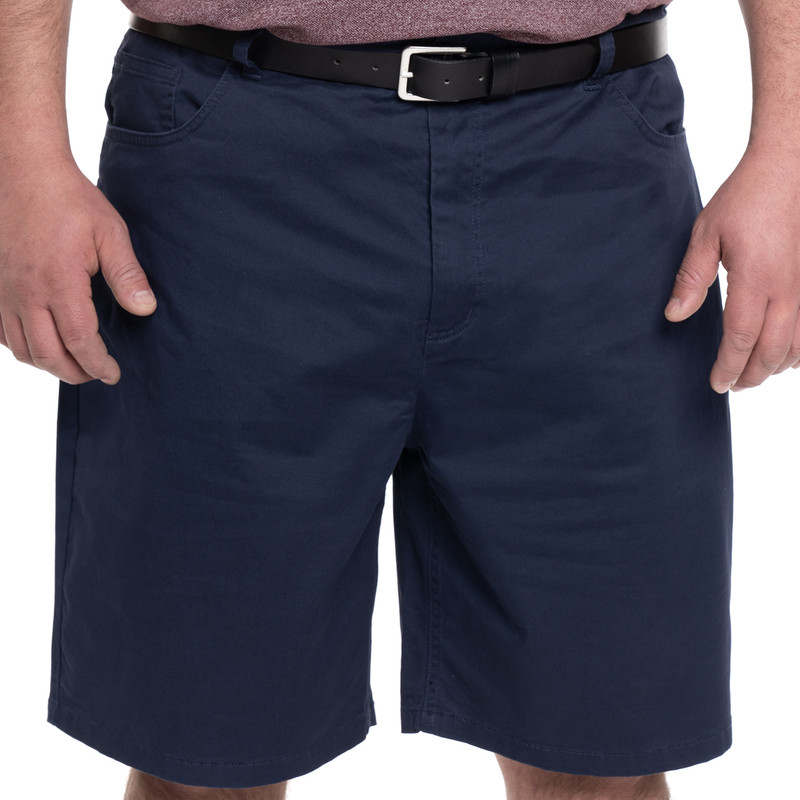 BERMUDA HOMBRE 5 BOLSILLOS ALGODON BCI REGULAR FIT | AZUL MARINO - 5