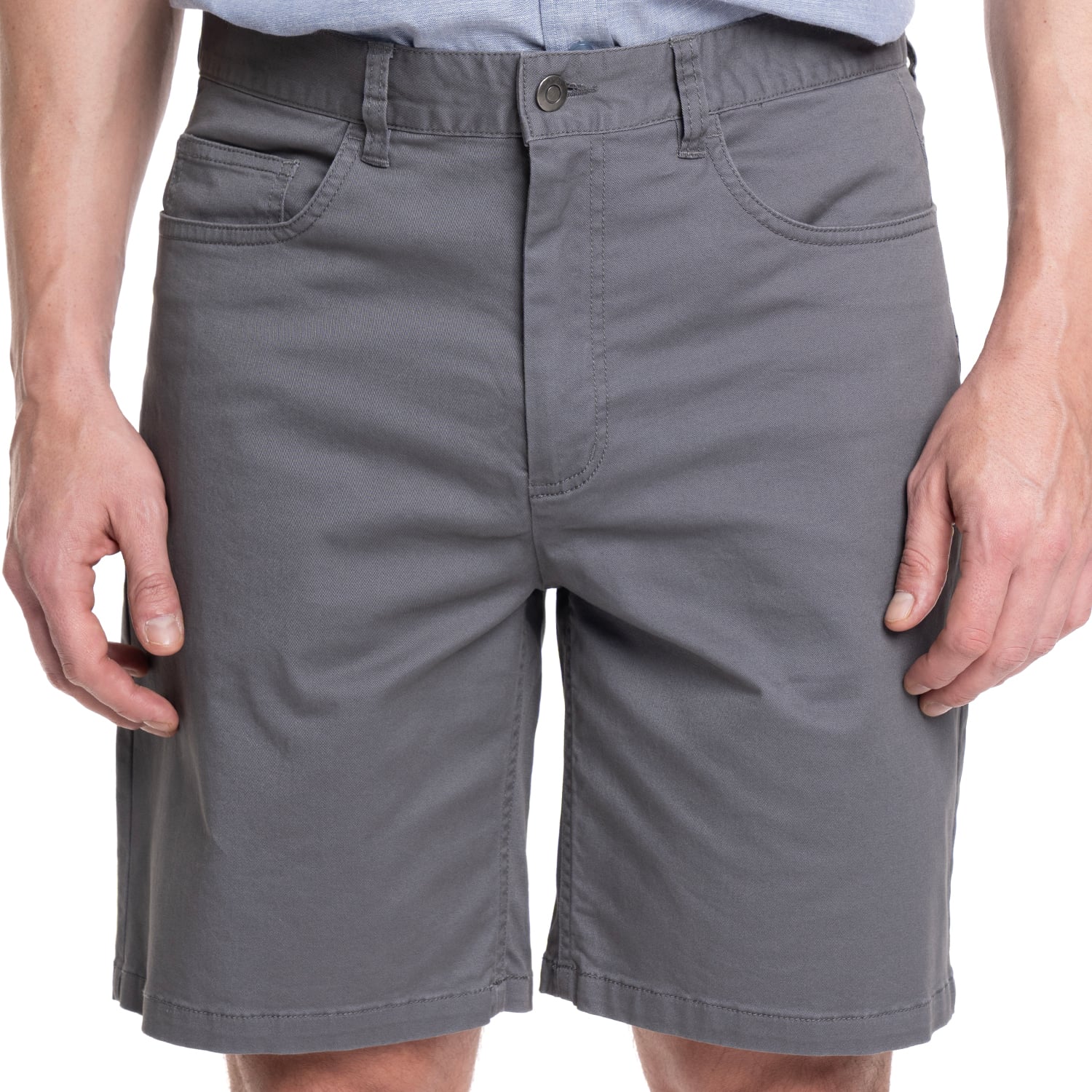 BERMUDA HOMBRE 5 BOLSILLOS ALGODON BCI REGULAR FIT | GRIS OSCURO - 1