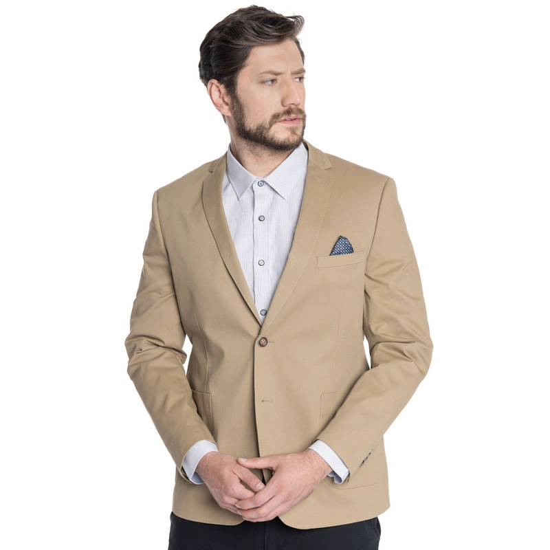 VESTON-BLAZER SEGOVIA | CAFE  CLARO - 1