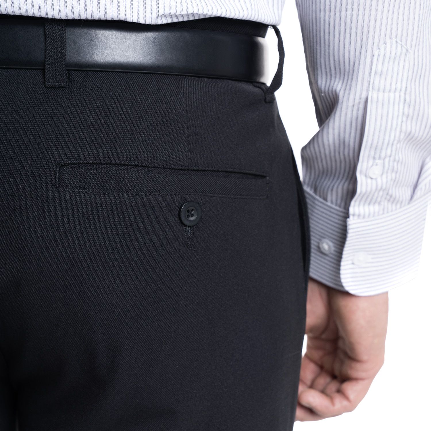 PANTALON HOMBRE CASIMIR FRENTE PLANO | GRIS OSCURO - 5