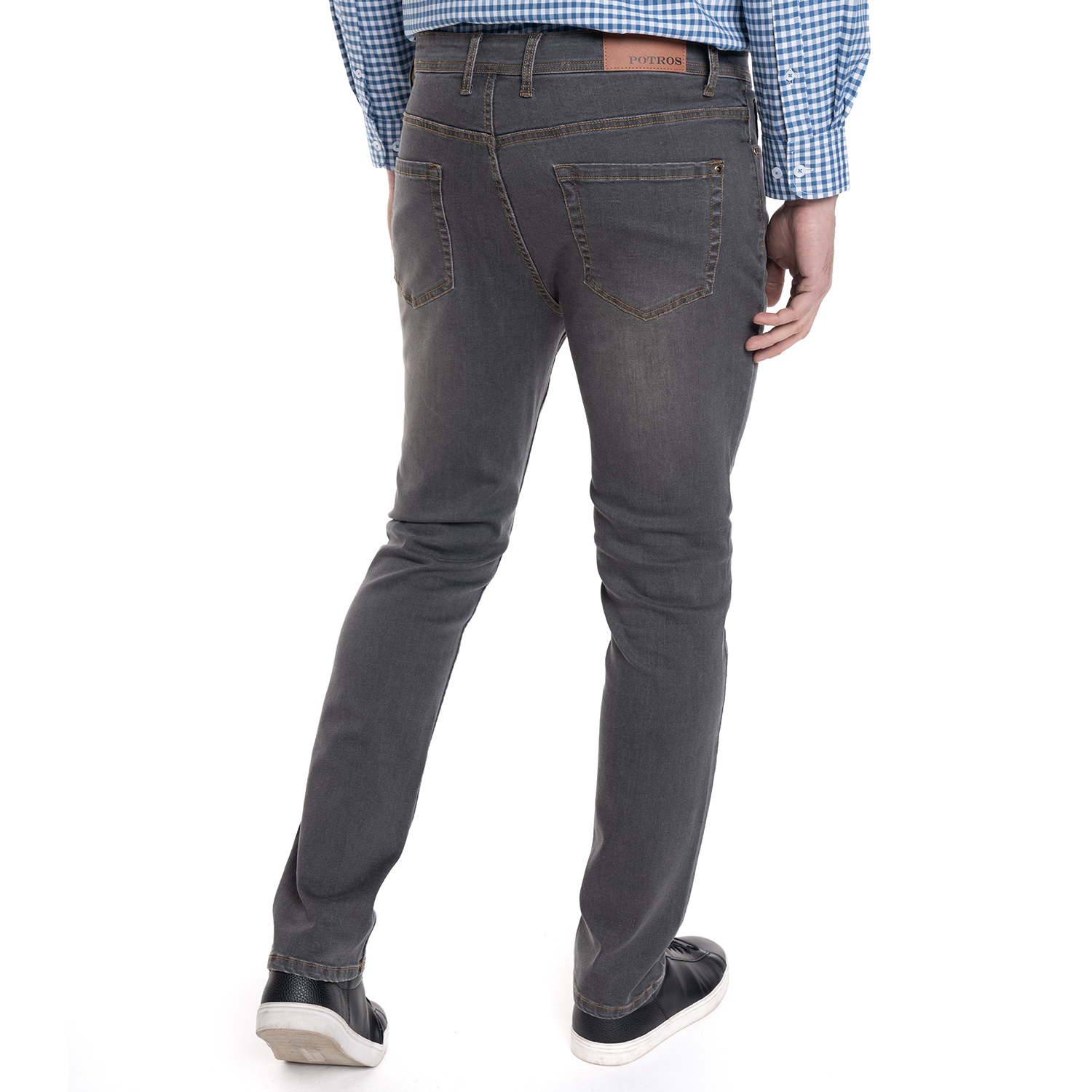 JEANS HOMBRE SLIM FIT MONACO | GRIS OSCURO - 2