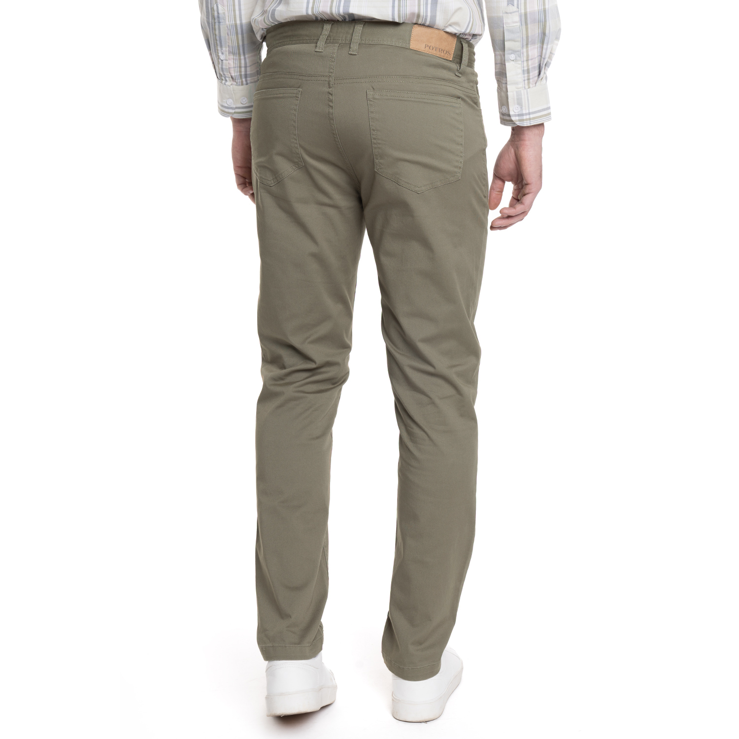 PANTALON HOMBRE SLIM FIT 5 BOLSILLOS ATENAS | VERDE OSCURO - 2