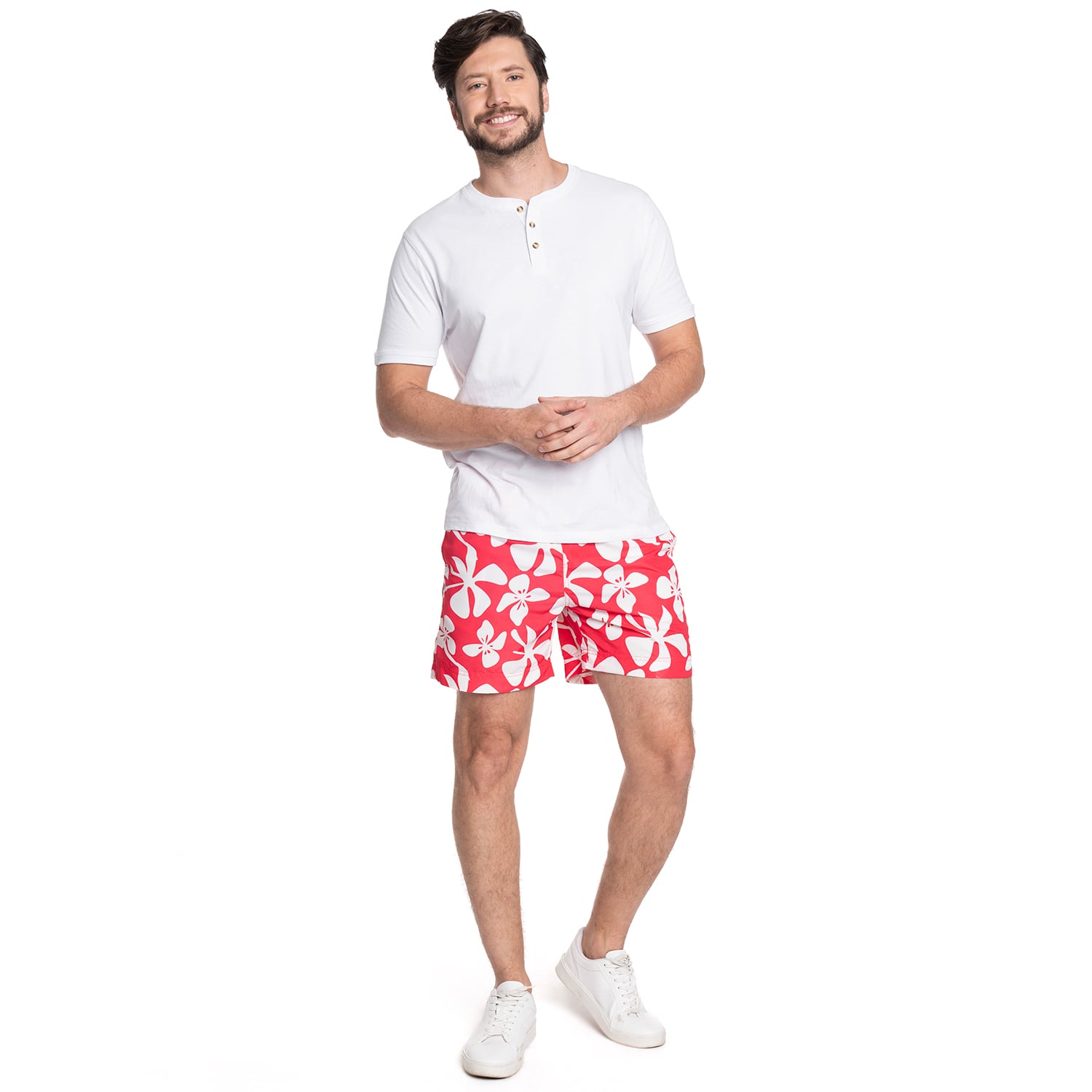 TRAJE DE BAÑO HOMBRE ESTAMPADO IBIZA | FUCSIA - 4