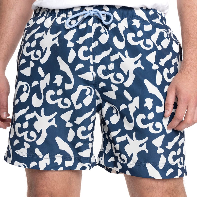 TRAJE DE BAÑO HOMBRE ESTAMPADO IBIZA | AZUL - 1