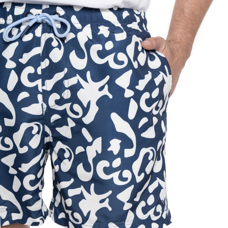 TRAJE DE BAÑO HOMBRE ESTAMPADO IBIZA | AZUL - 3
