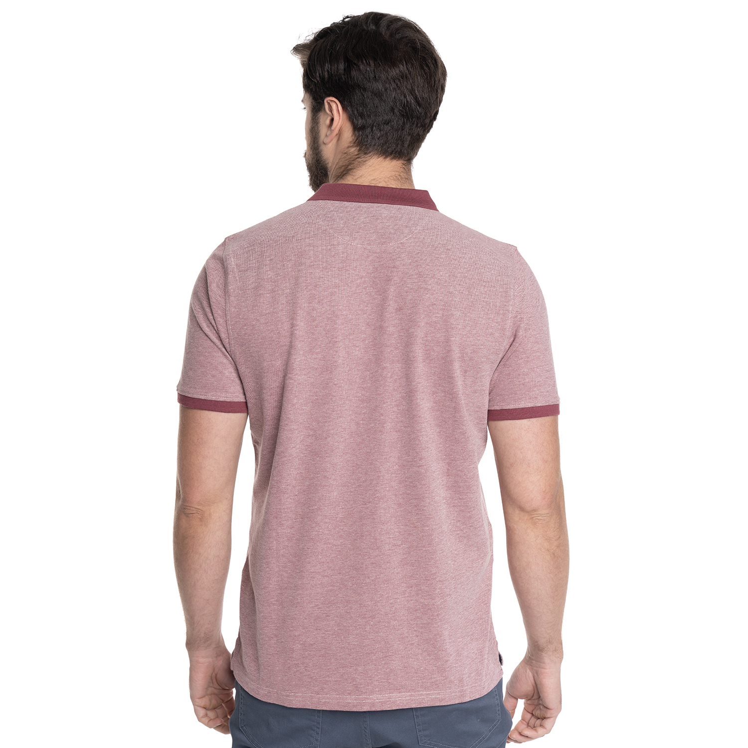 POLERA HOMBRE MANGA CORTA PIQUE GE NOVA | UVA - 2