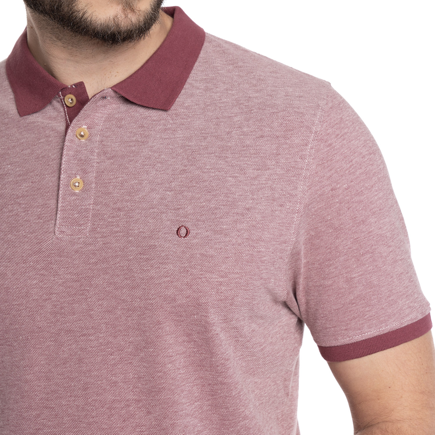 POLERA HOMBRE MANGA CORTA PIQUE GE NOVA | UVA - 3