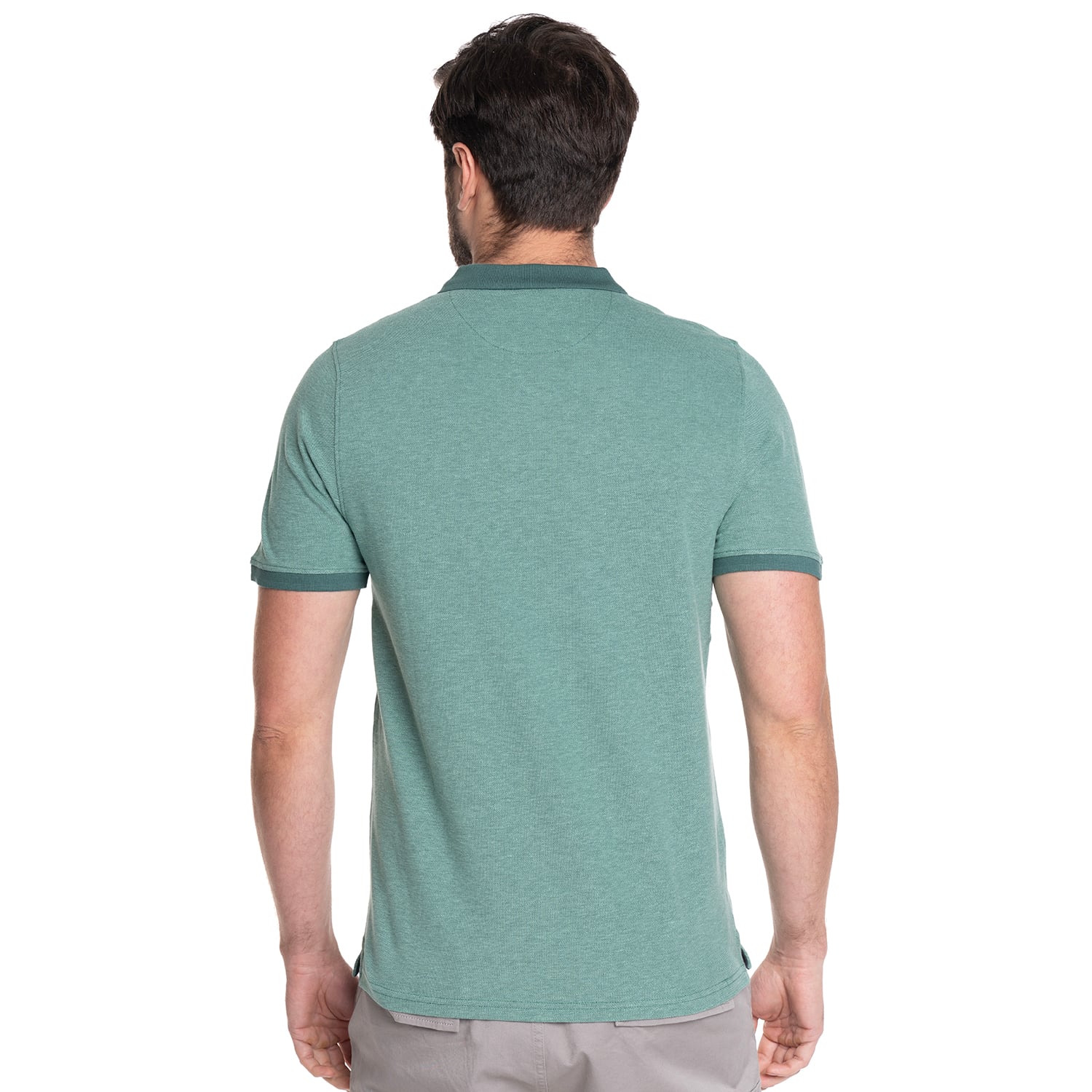 POLERA HOMBRE MANGA CORTA PIQUE GE NOVA | VERDE - 2