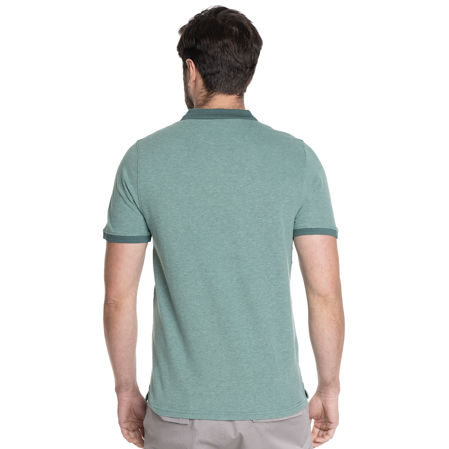 POLERA HOMBRE MANGA CORTA PIQUE GE NOVA | VERDE - 2