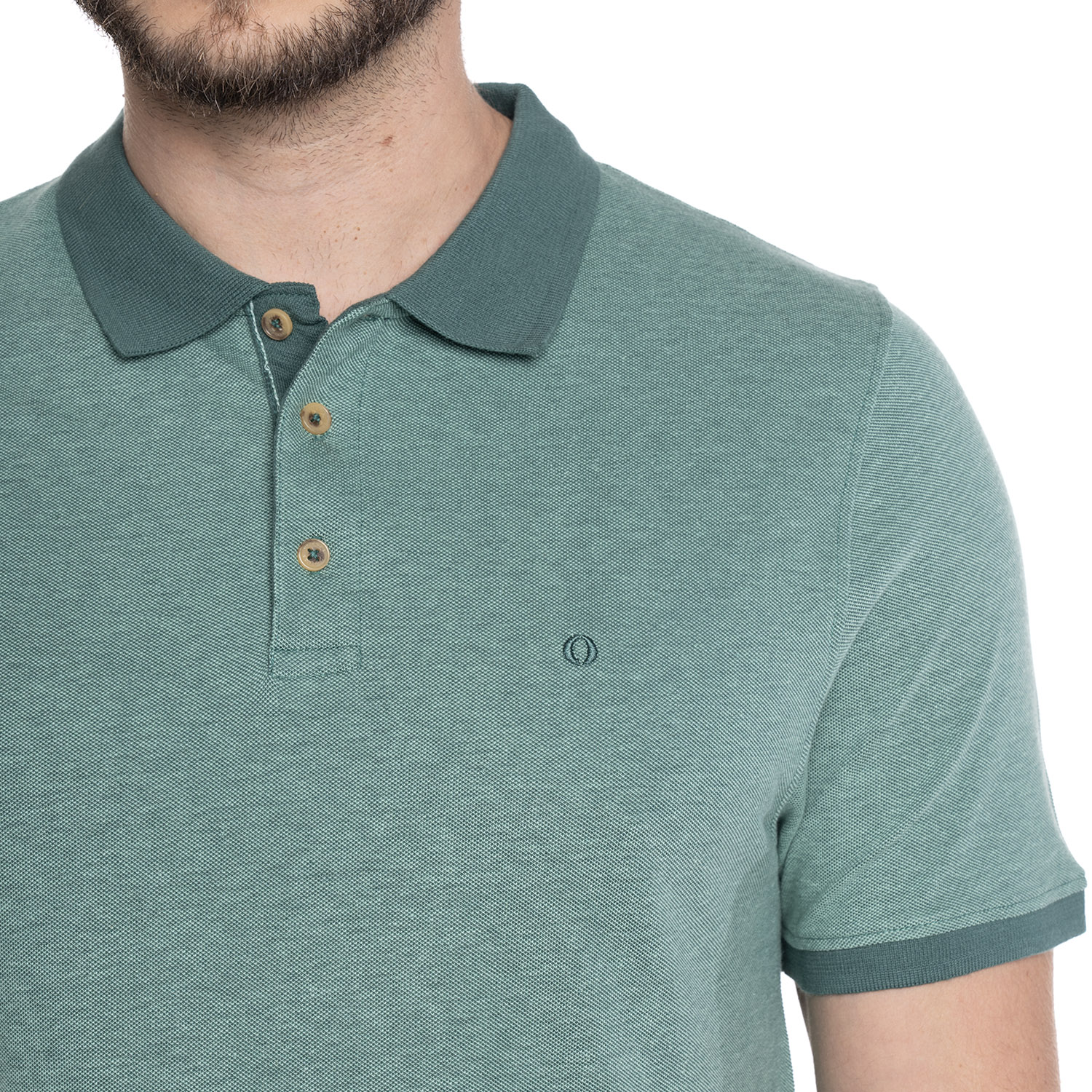 POLERA HOMBRE MANGA CORTA PIQUE GE NOVA | VERDE - 3