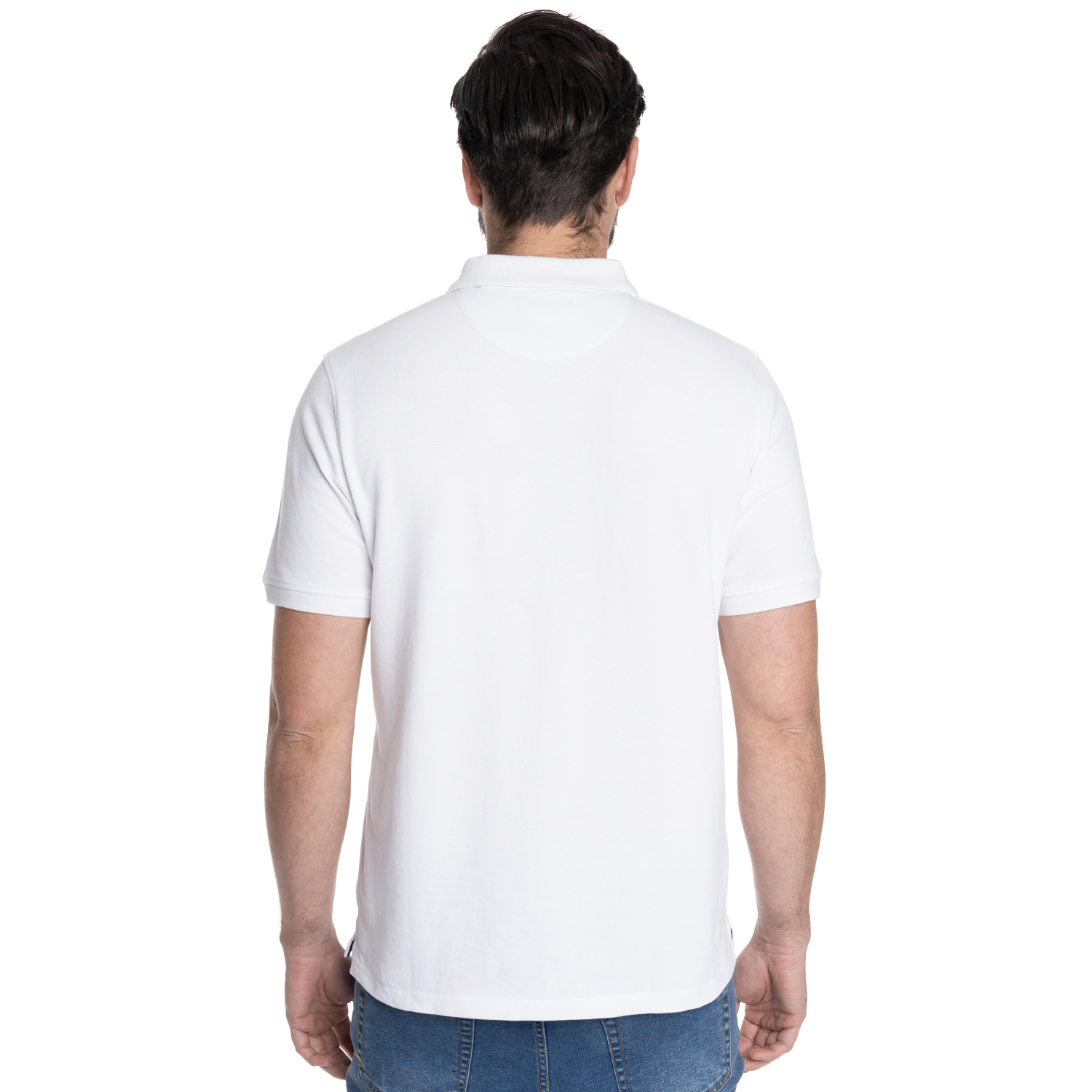 POLERA HOMBRE MANGA CORTA PIQUE CAPRI | BLANCO - 2