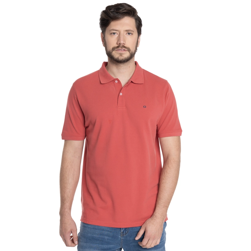 POLERA HOMBRE MANGA CORTA PIQUE CAPRI | FUCSIA - 1