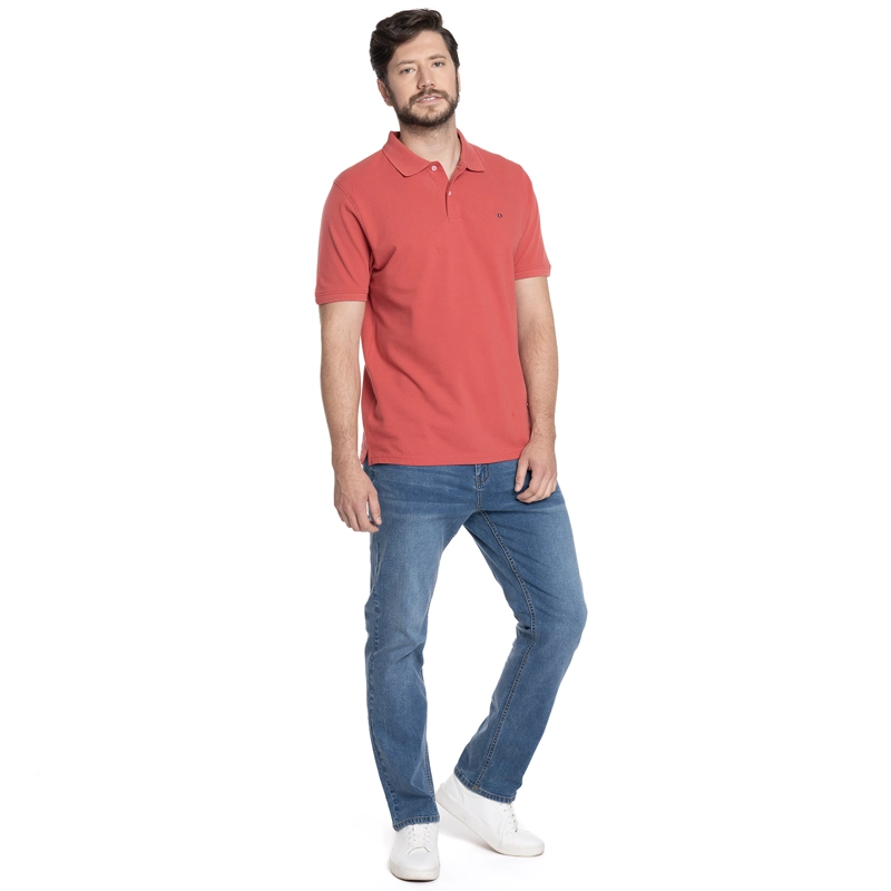 POLERA HOMBRE MANGA CORTA PIQUE CAPRI | FUCSIA - 4