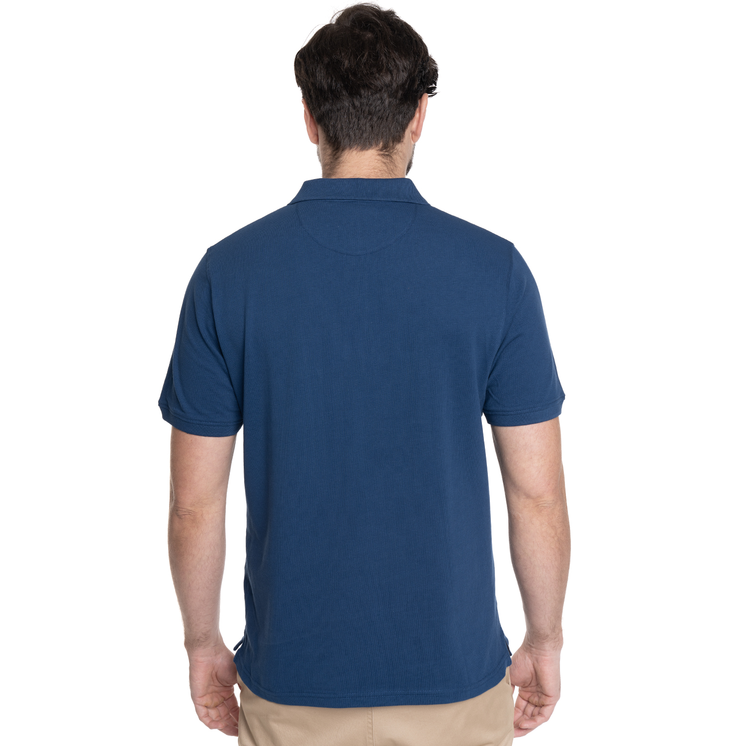 POLERA HOMBRE MANGA CORTA PIQUE CAPRI | AZUL MARINO - 2